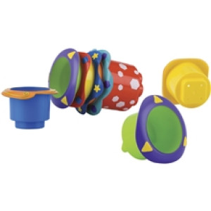 Nuby Stacking Bath Cups 5-p