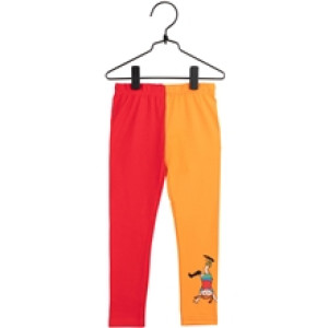 Pippi Leggings Rød/oransje 128 cl