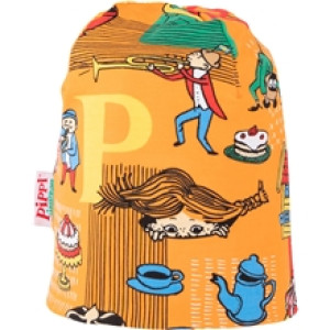 Pippi trombonehatt oransje 48/50 cm