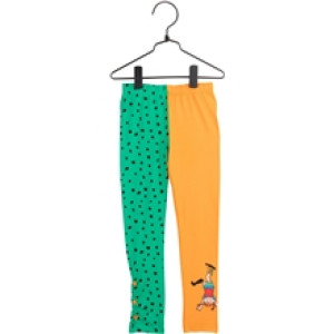 Pippi Dot Leggings Grønn 86 cl
