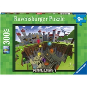 Puslespill XXL 300 deler Minecraft Cutaway