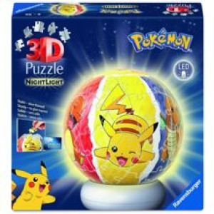Puslespill 3D Pokemon Night Light 72 deler