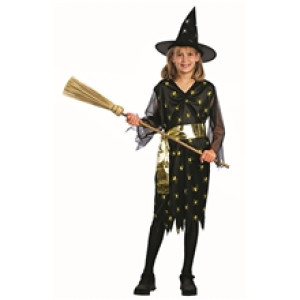Rio Witch Dress Gold 120 cl