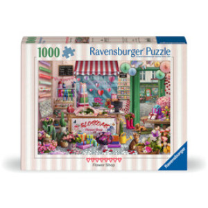 Ravensburger Puslespill 1000 Biter Blossoms Flower Shop