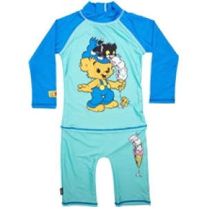 Swimpy UV-Drakt Bamse Turkis 74-80 cl