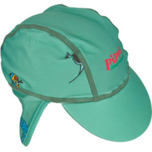 Swimpy UV-hatt Pippi Söderhavet Grønn 74-80 cl