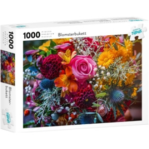Tildas Puslespill 1000 Biter Blomsterbukett