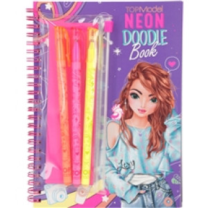 TOPModel Doodle Craft-bok med neonpenner