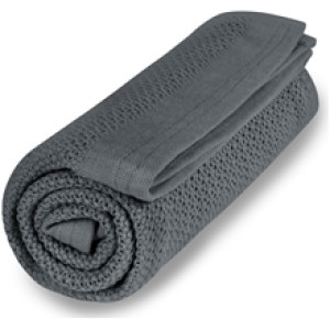 Vinter & Bloom Pledd Soft Grid EKO Steel Grey