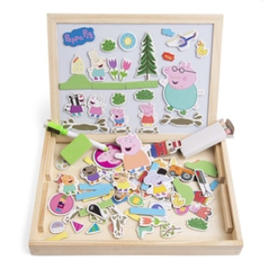 Peppa Pig Peppa Gris Magnettavle 3-i-1