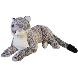 Wild Republic Jumbo Snøleopard 76 cm