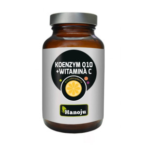 Koenzym Q10 30mg + Witamina C 500mg 90 kapsułek, Hanoju
