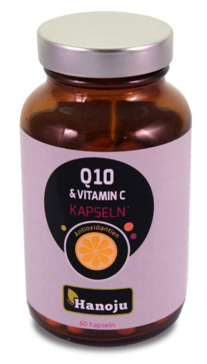 Koenzym Q10 (250 mg ) + witamina C (250mg) 60 kaps, Hanoju
