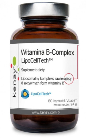 Kenay Liposomalna Witamina B complex LipoCellTech 60 kapsułek