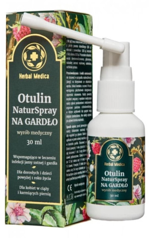 Otulin Naturalny Spray NA GARDŁO 30ml Herbal Medica