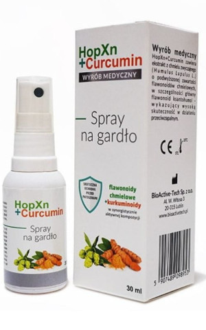 Spray na gardło HopXn+Curcumin 30ml