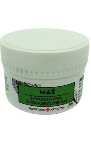 Maź żywokostowa z podagycznikiem 50g BJK BIO