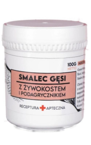 Smalec gęsi z żywokostem i podagrycznikiem 100g BJK BIO