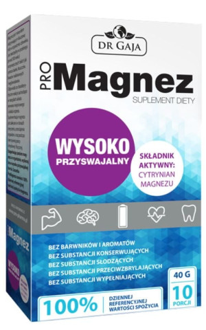 ProMagnez 10 saszetek 40g Dr Gaja