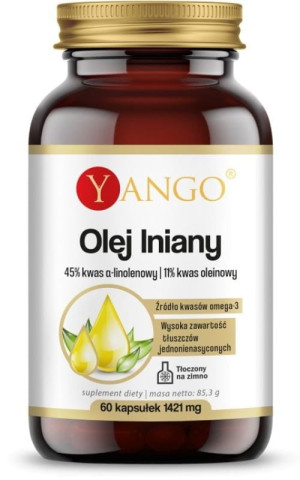 Yango Olej lniany 60 kapsułek