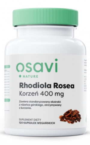 Osavi Rhodiola Rosea Korzeń 400mg 120 kaps