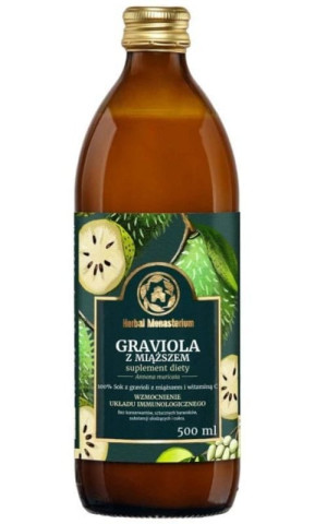 Sok Graviola z miąższem 500ml Herbal Pharmaceuticals