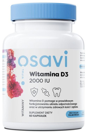Osavi Witamina D3 2000 IU Quali-D 60 kapsułek