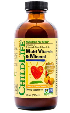 Multi Vitamin & Mineral Multiwitaminy i minerały dla dzieci 237 ml Child Life