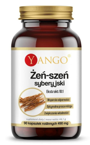 Yango Żeń-Szeń Syberyjski ekstrakt 10:1 - 90 kaps.