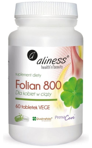 Aliness Folian dla kobiet w ciąży 800 µg 60 tabl