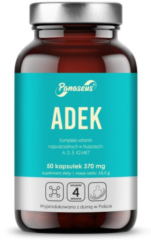 Panaseus ADEK 50 kapsułek