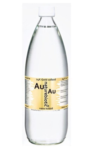 Nano Złoto Koloidalne 25 ppm 1000 ML - Nano Koloid