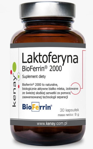Kenay Laktoferyna BioFerrin 2000, 30 kapsułek