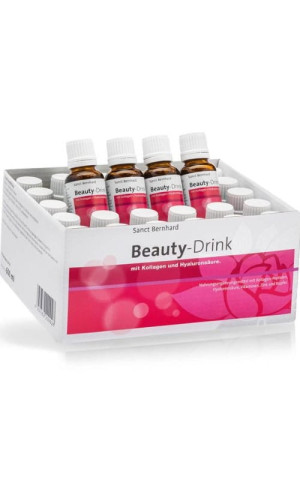 Beauty Drink dla Kobiet 30x 20 ml Kolagen Kwas Hialuronowy Witaminy Sanct Bernhard