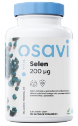 Osavi Selen 200mcg 180 kapsułek