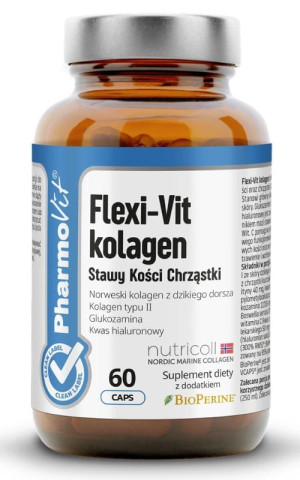 Pharmovit Clean Label Flex-Vit Kolagen 60 kapsułek