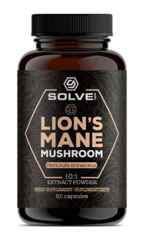 Lion`s Mane soplówka jeżowata 60 kaps Solve Labs