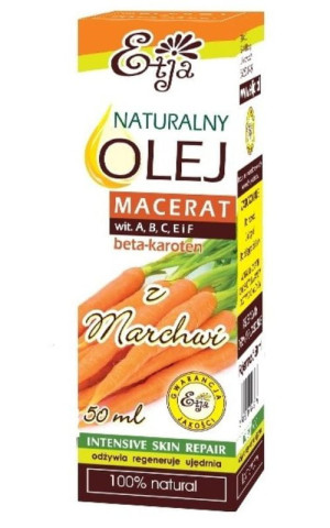 Naturalny olej z marchwi macerat 50 ml Etja