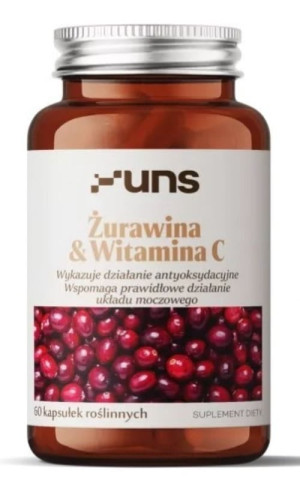 Żurawina + witamina C 60 kapsułek UNS