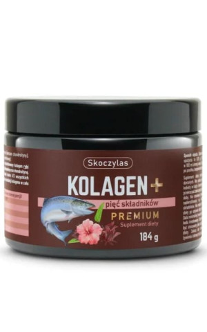 Skoczylas Kolagen z łososia + 5 składników PREMIUM 184g