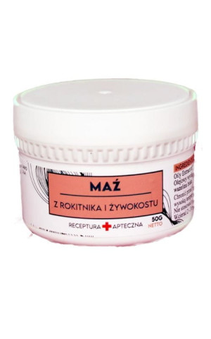 Maź żywokostowa z rokitnikiem 50g BJK BIO