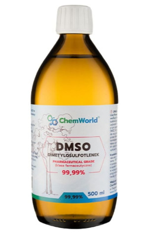 DMSO Pharmaceutical Grade 99,99% 500 ml ChemWorld