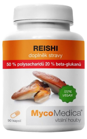Reishi 50% polisacharydów 20% beta-glukanów 90 kapsułek MycoMedica