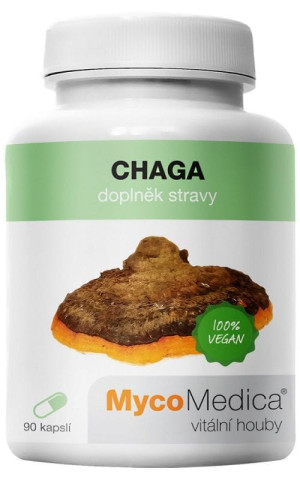 Chaga 30% polisacharydów 90 kaps. MycoMedica