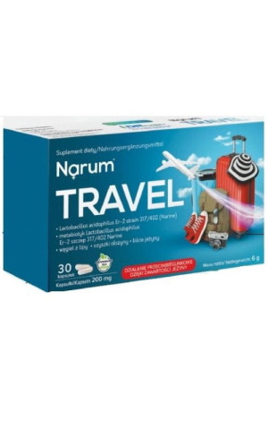 Narum Travel 200mg 30 kapsułek