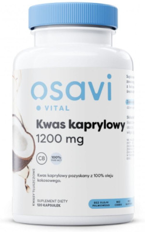 Osavi Kwas kaprylowy 1200 mg (120 kapsułek)