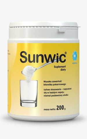 SUNWIC błonnik z fasoli guar 200g Hepatica