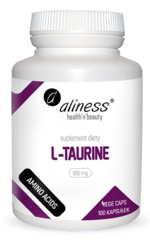 Aliness L-Taurine Tauryna 800 mg 100 kaps