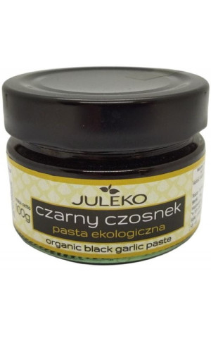Czarny czosnek pasta ekologiczna 100g JULEKO