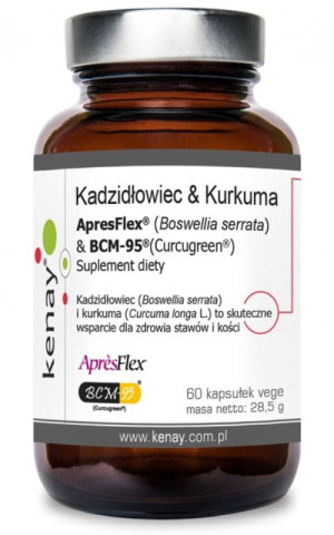 Kenay Kadzidłowiec & Kurkuma ApresFlex & BCM 95 60 kapsułek